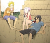 naruto sakura sasuke caldo